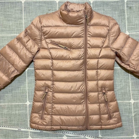 Cole Haan Quilted Down Lightweight Puffer Jacket Pink - Picture 2 of 15